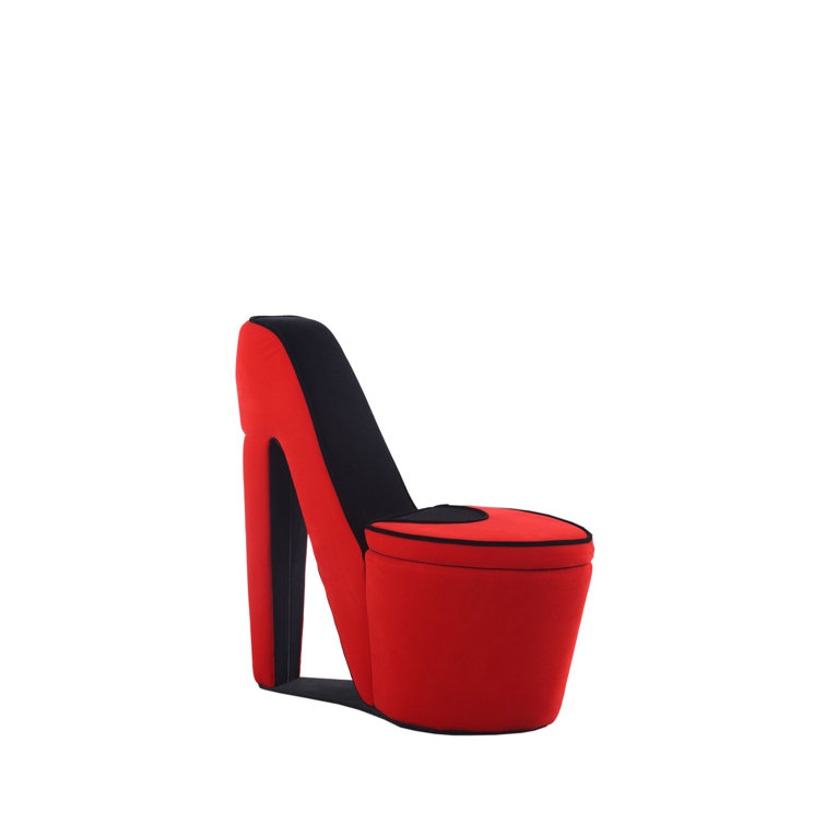 White high best sale heel chair